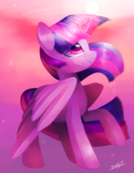 Size: 1024x1325 | Tagged: safe, artist:dhui, twilight sparkle, alicorn, pony, g4, female, mare, solo, twilight sparkle (alicorn)