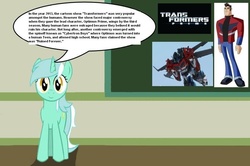 Size: 887x588 | Tagged: safe, lyra heartstrings, g4, alicorn drama, chalkboard, equestria girls drama, human studies101 with lyra, lyra got it right, optimus prime, parody, ruined forever, transformers, transformers animated, transformers prime