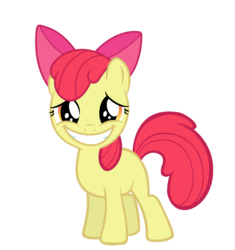 Size: 900x959 | Tagged: safe, artist:kuren247, apple bloom, g4, embarrassed, female, simple background, solo, transparent background, vector