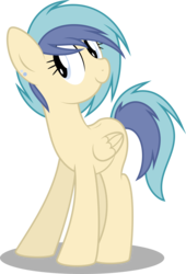 Size: 3166x4656 | Tagged: safe, artist:blueblitzie, oc, oc only, oc:adrenaline rush, pegasus, pony, cute, piercing, simple background, smiling, solo, transparent background, vector
