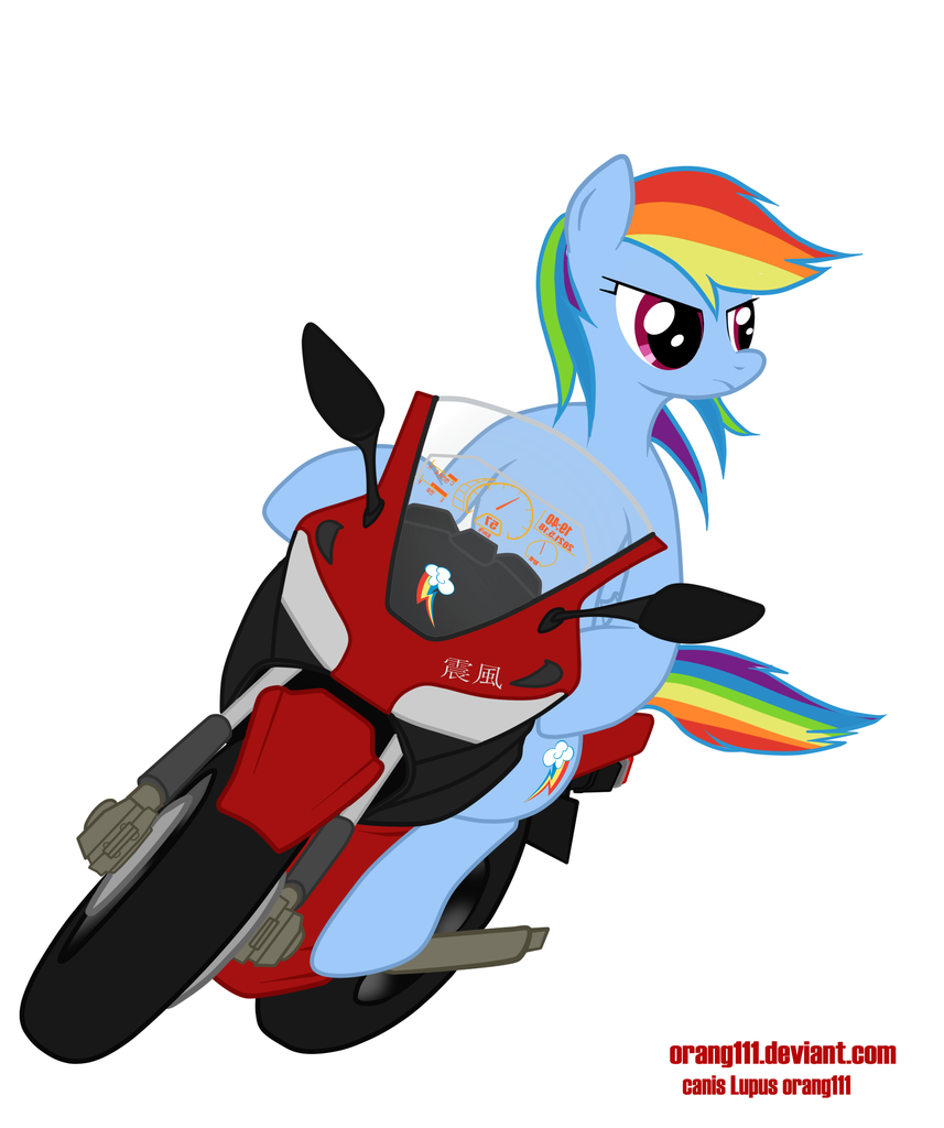 rainbow dash bike