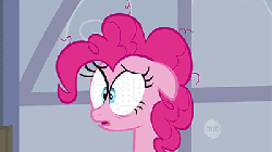 Size: 400x225 | Tagged: safe, screencap, pinkie pie, earth pony, pony, baby cakes, g4, season 2, animated, crying, female, floppy ears, frustrated, gif, hub logo, mare, messy mane, ocular gushers, pinkie cry, sad, sitting, solo, tears of stress, wavy mouth