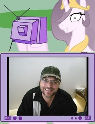 Size: 578x750 | Tagged: safe, princess celestia, princess molestia, g4, exploitable meme, steve blum, tv meme