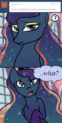 Size: 651x1296 | Tagged: safe, artist:zombiecollie, ask lusty luna, ask princess luna, lusty luna, tumblr