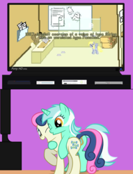 Size: 612x800 | Tagged: safe, bon bon, derpy hooves, lyra heartstrings, sweetie drops, earth pony, pegasus, pony, unicorn, g4, exploitable meme, female, male, mare, meme, one eye closed, pony hd, stallion, tv meme