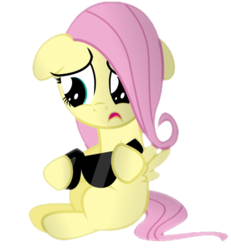 Size: 442x479 | Tagged: safe, artist:coltsteelstallion, fluttershy, g4, female, filly, filly fluttershy, solo, sunglasses, younger