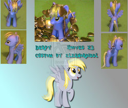 Size: 1024x864 | Tagged: safe, artist:eleanordiddl, derpy hooves, pegasus, pony, g4, brushable, customized toy, female, mare, solo, toy