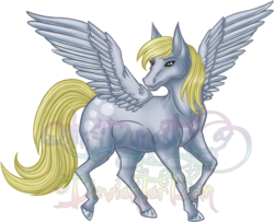 Size: 698x568 | Tagged: safe, artist:qilindynasty, derpy hooves, horse, pegasus, pony, g4, female, hoers, mare, realistic, solo