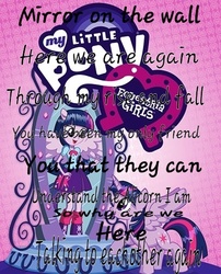 Size: 410x507 | Tagged: safe, twilight sparkle, equestria girls, g4, my little pony equestria girls, lil wayne, lyrics, magic mirror, mirror, song, song reference, twilight sparkle (alicorn)