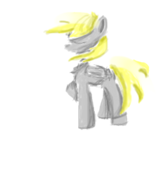 Size: 430x450 | Tagged: safe, artist:havananeko, derpy hooves, pegasus, pony, g4, female, mare, solo