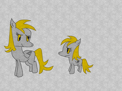 Size: 800x600 | Tagged: safe, artist:il0v3d3rpy, derpy hooves, g4, filly, siblings, sisters