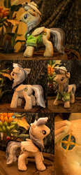 Size: 610x1310 | Tagged: safe, artist:rabidkillercow, daring do, g4, hat, irl, photo, plushie, solo