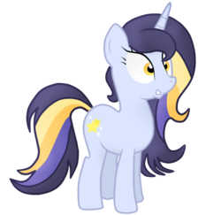 Size: 1200x1167 | Tagged: safe, artist:decprincess, oc, oc only, oc:night star, pony, unicorn, simple background, solo, transparent background, vector