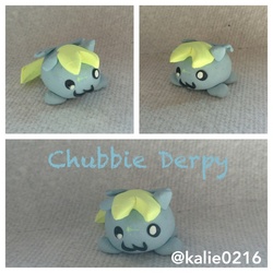 Size: 640x640 | Tagged: safe, artist:kalie0216, derpy hooves, pegasus, pony, g4, blob, chubbie, clay, customized toy, female, irl, mare, photo, sculpture, solo