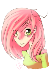 Size: 1280x1843 | Tagged: safe, artist:everygreentree, fluttershy, human, g4, female, humanized, solo