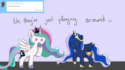 Size: 1920x1080 | Tagged: safe, artist:verminshy, princess celestia, princess luna, g4, swapped cutie marks, tumblr