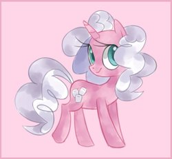 Size: 931x859 | Tagged: safe, artist:kaji-tanii, oc, oc only, oc:marshmallow daze, pony, unicorn, solo