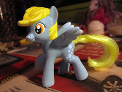 Size: 400x300 | Tagged: safe, artist:pinkushitsu, derpy hooves, pegasus, pony, g4, customized toy, female, irl, mare, photo, solo, toy