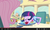 Size: 637x387 | Tagged: safe, screencap, carla jr., fluttershy, twilight sparkle, human, equestria girls, g4, my little pony equestria girls, apple, background character, background human, backpack, badge, bowl, chair, clothes, cup, ear piercing, earring, eating, english, female, food, fruit salad, glass of water, hair bun, jewelry, pants, piercing, plate, salad, sandwich, shirt, sitting, spoon, table, text, tray, youtube, youtube caption