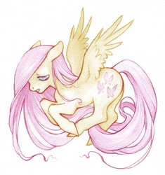 Size: 514x546 | Tagged: safe, artist:savicorn, fluttershy, g4, female, solo