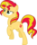 Size: 5304x6500 | Tagged: dead source, safe, artist:theshadowstone, sunset shimmer, pony, unicorn, g4, absurd resolution, female, mare, simple background, solo, transparent background, vector