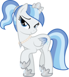 Size: 6000x6758 | Tagged: safe, artist:fehlung, oc, oc only, oc:princess snowblossom, alicorn, pony, absurd resolution, alicorn oc, simple background, solo, transparent background, vector