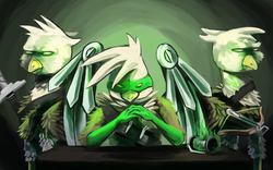 Size: 1024x640 | Tagged: safe, artist:purplelemons, gilda, griffon, g4, green lantern