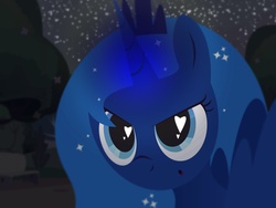 Size: 2000x1500 | Tagged: safe, artist:tivy, princess luna, g4, female, filly, solo, woona, younger