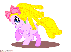 Size: 1000x727 | Tagged: safe, artist:jucamovi1992, pony, animated, marie antoinette, ponified, run cycle, running, solo, the rose of versailles