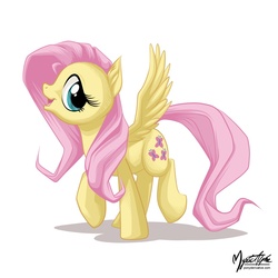 Size: 953x953 | Tagged: safe, artist:mysticalpha, fluttershy, g4, female, solo