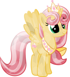 Size: 5639x6169 | Tagged: safe, artist:vector-brony, oc, oc only, oc:princess royal ribbon, alicorn, crystal alicorn, crystal pony, pony, absurd resolution, alicorn oc, crystallized, simple background, solo, transparent background, vector
