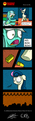 Size: 900x3098 | Tagged: safe, artist:dori-to, bon bon, lyra heartstrings, sweetie drops, g4, aaaaaaaaaa, bon bon is not amused, comic, lego, stepping on a lego