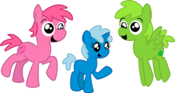 Size: 1314x704 | Tagged: safe, artist:alisonwonderland1951, hoops&yoyo, ponified