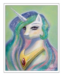 Size: 800x972 | Tagged: safe, artist:cosmicunicorn, princess celestia, g4, female, solo