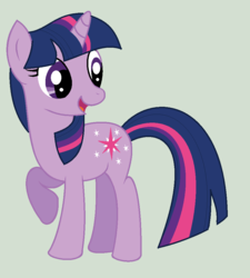 Size: 875x974 | Tagged: safe, artist:gravity-chan, twilight sparkle, pony, unicorn, g4, female, gray background, mare, simple background, solo, unicorn twilight