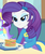 Size: 578x682 | Tagged: safe, screencap, aqua blossom, rarity, equestria girls, g4, my little pony equestria girls, background human, bedroom eyes, cropped, sandwich, wondercolts