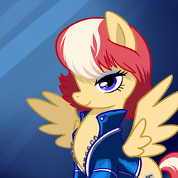 Size: 1000x1000 | Tagged: safe, artist:madmax, pony, joanna dark, perfect dark, ponified, solo