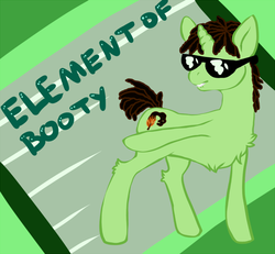 Size: 700x647 | Tagged: safe, oc, oc only, pony, dat ass, element of booty, male, meme, solo, stallion, sunglasses