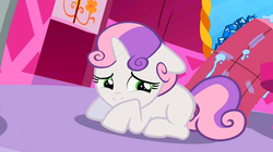 Size: 500x280 | Tagged: safe, screencap, sweetie belle, g4, sisterhooves social, female, solo