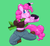 Size: 2600x2400 | Tagged: safe, artist:plankboy, pinkie pie, earth pony, anthro, g4, armpits, battle tendency, belly button, female, jojo pose, jojo's bizarre adventure, joseph joestar, parody, pose, solo