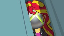 Size: 384x215 | Tagged: safe, edit, edited screencap, screencap, sunset shimmer, equestria girls, g4, my little pony equestria girls, shimmer peekaboo, xbox, xbox one