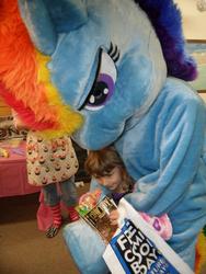 Size: 720x960 | Tagged: safe, artist:judhudson, rainbow dash, human, g4, fursuit, irl, irl human, photo, target demographic