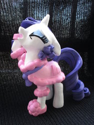 Size: 1024x1365 | Tagged: safe, artist:reyndrys, rarity, g4, drama queen, irl, marshmelodrama, photo, sculpture, solo