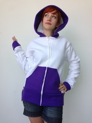 Size: 500x667 | Tagged: safe, rarity, human, g4, clothes, hoodie, irl, irl human, photo, solo