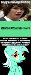 Size: 668x1600 | Tagged: safe, lyra heartstrings, pony, unicorn, equestria girls, g4, bwong, conspiracy keanu, conspiracy lyra, exploitable meme, humie, inception, looking at you, meanwhile in another parallel universe, meme, multiverse, my little human, open mouth, parallel universe, spin off