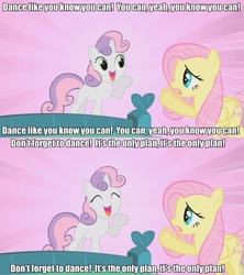 Size: 853x960 | Tagged: editor needed, source needed, safe, edit, edited screencap, screencap, fluttershy, sweetie belle, g4, season 1, stare master, female, filly, image macro, littlest pet shop, mare