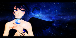 Size: 4000x2000 | Tagged: safe, artist:rikokun, princess luna, human, g4, female, humanized, mmd, solo