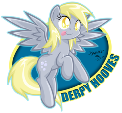 Size: 2894x2657 | Tagged: safe, artist:danmakuman, derpy hooves, pegasus, pony, g4, female, mare, solo