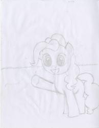 Size: 2567x3313 | Tagged: safe, artist:bigrinth, pinkie pie, g4, female, sketch, solo