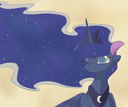 Size: 1000x839 | Tagged: safe, artist:laceymod, princess luna, g4, female, solo